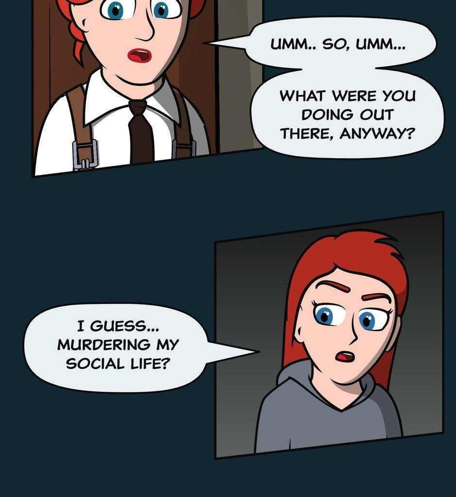 Hexica Spellfire - Episode 5, Page 1: Chapter5 - Midnight Shadows