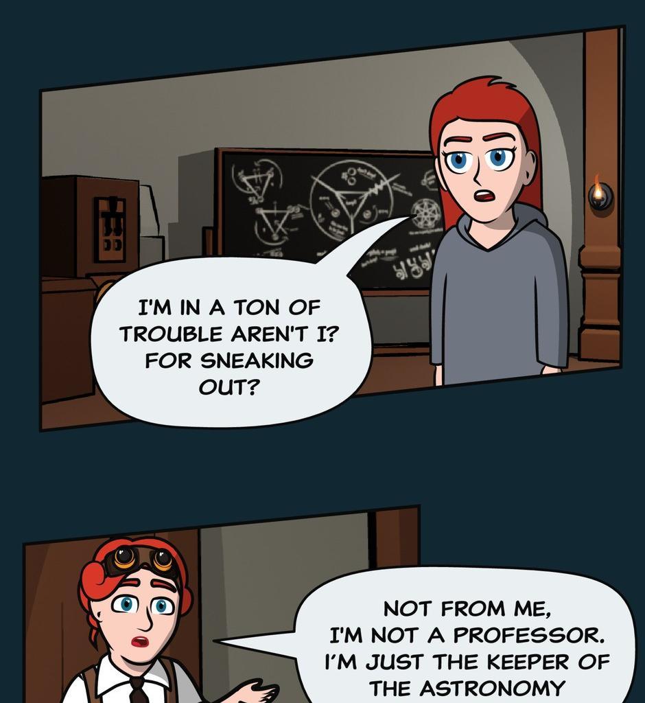 Hexica Spellfire - Episode 5, Page 1: Chapter5 - Midnight Shadows