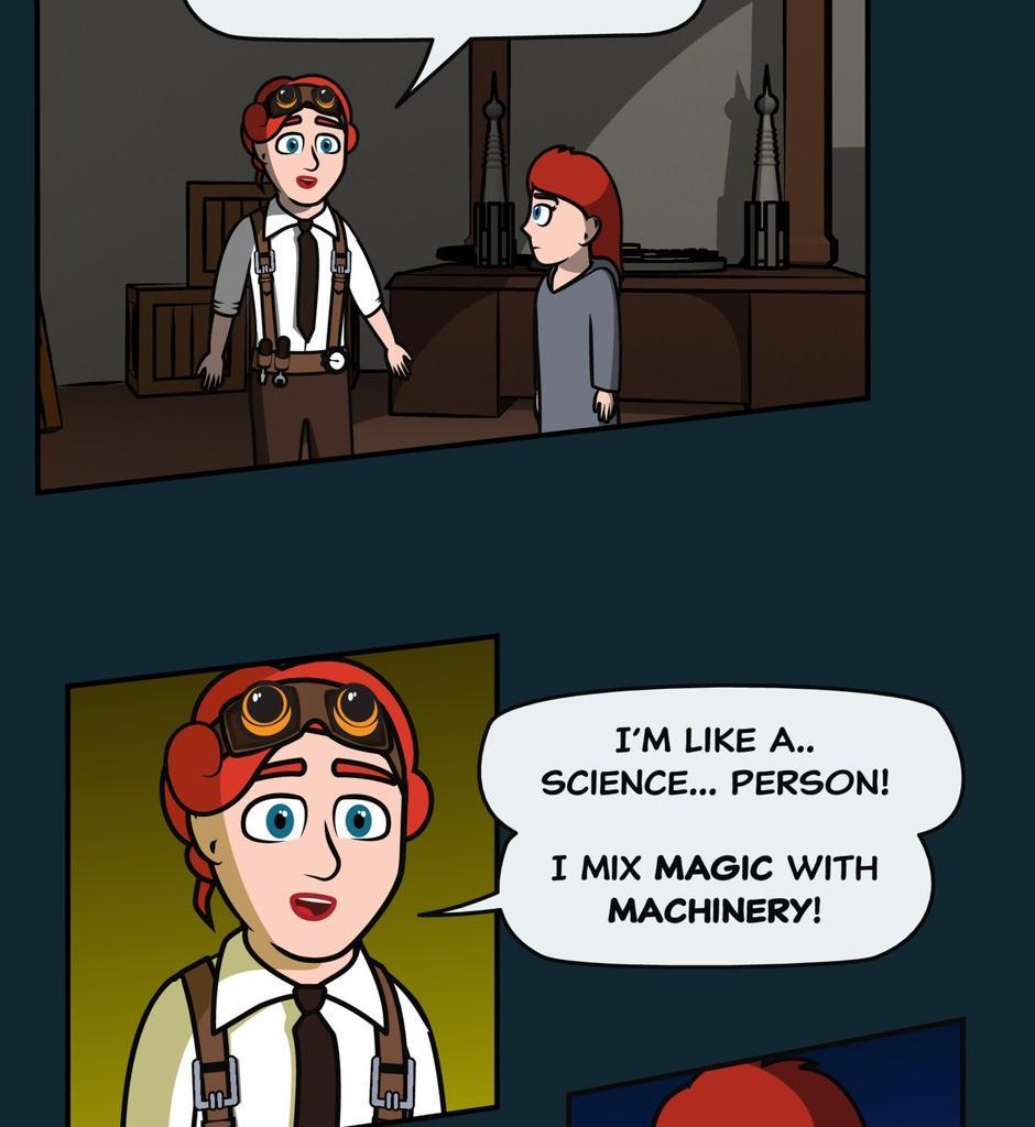 Hexica Spellfire - Episode 6, Page 1: Chapter6 - The Machine