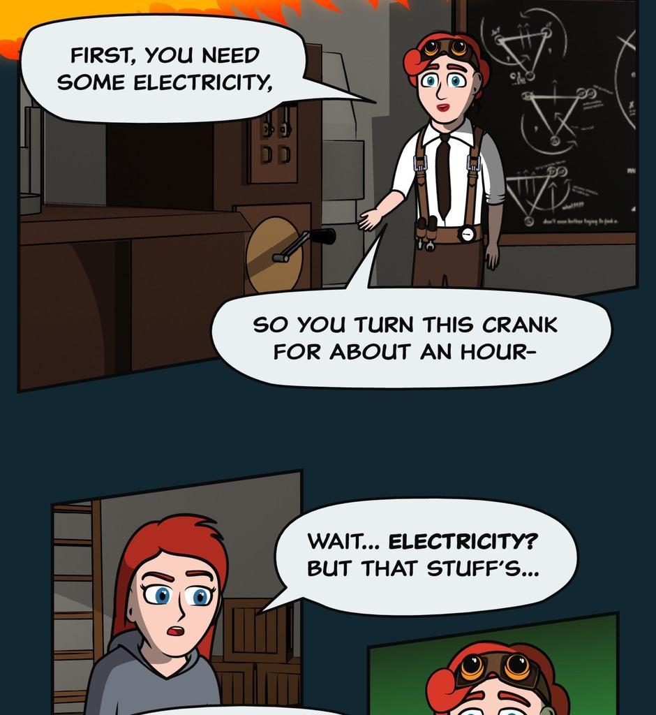 Hexica Spellfire - Episode 6, Page 1: Chapter6 - The Machine