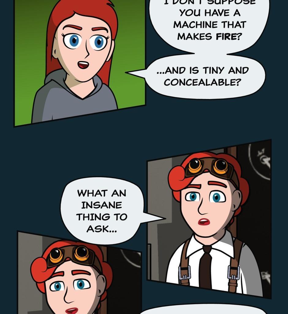 Hexica Spellfire - Episode 6, Page 1: Chapter6 - The Machine