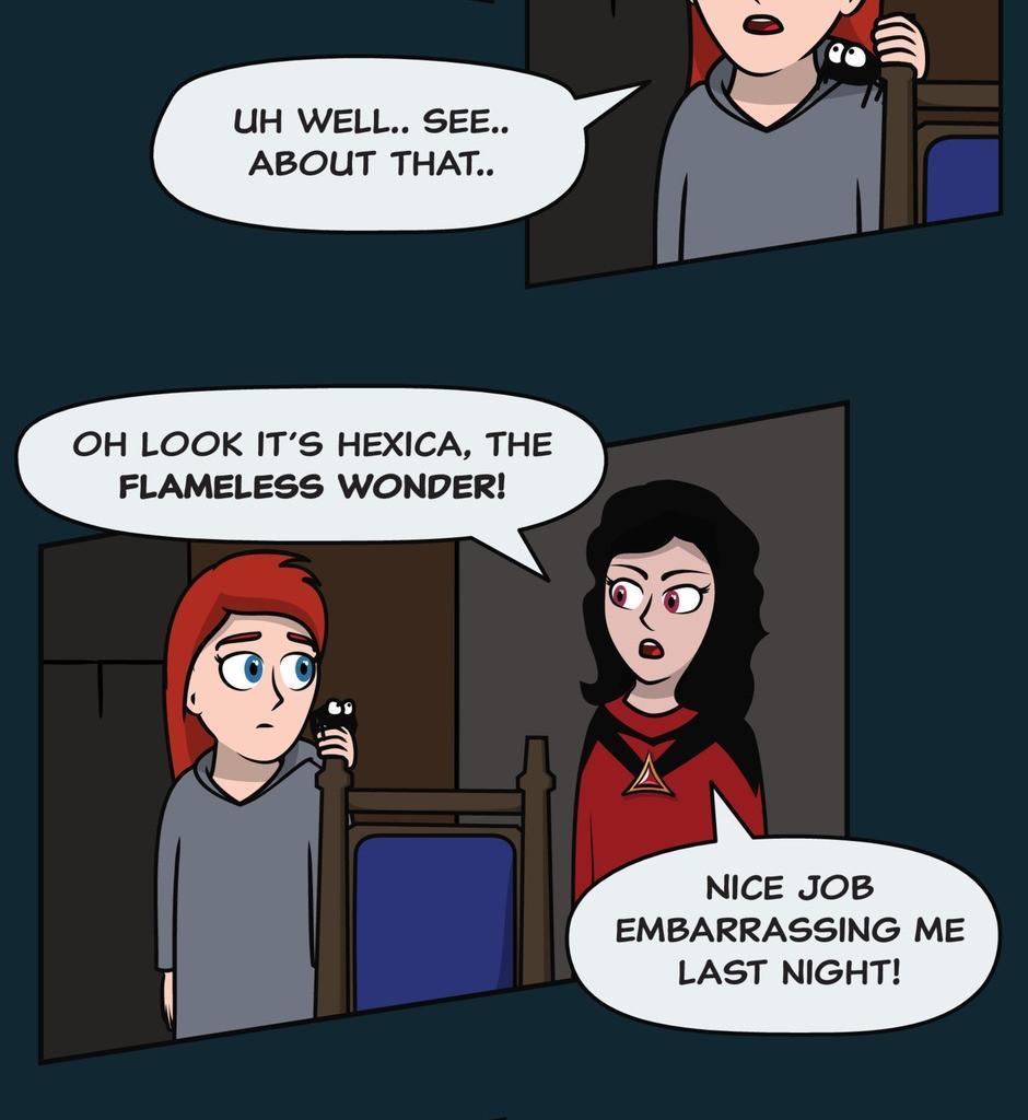Hexica Spellfire - Episode 7, Page 1: Chapter7 - So, This is All Pretty Normal, Right?