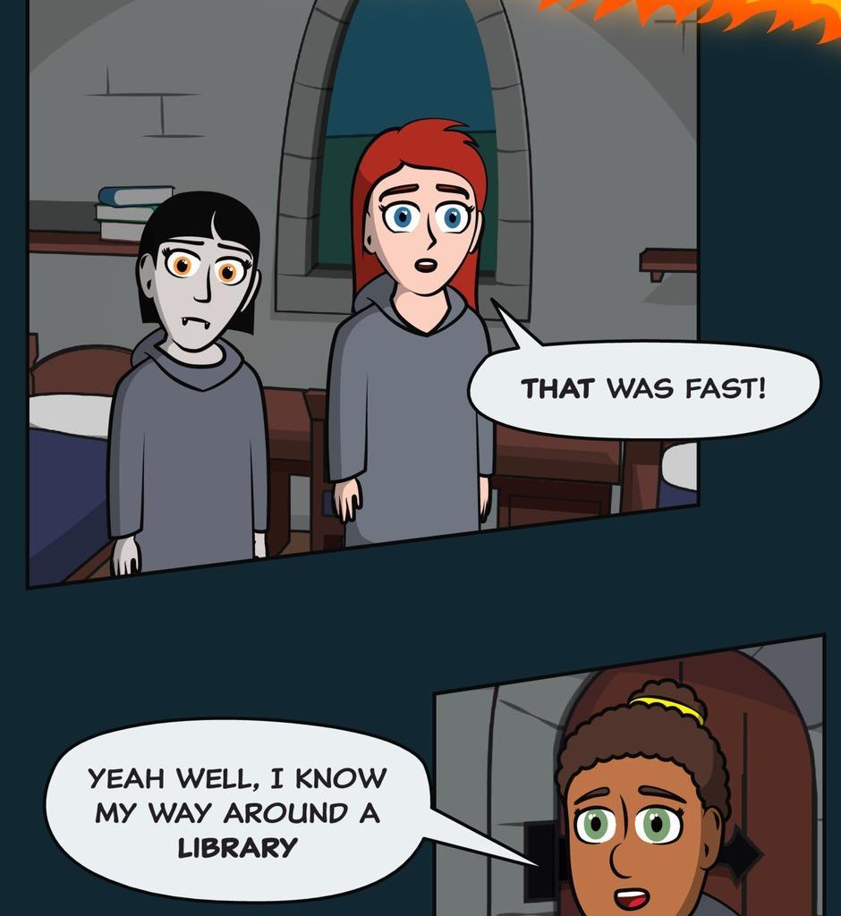 Hexica Spellfire - Episode 8, Page 1: Chapter8 - Cracking It