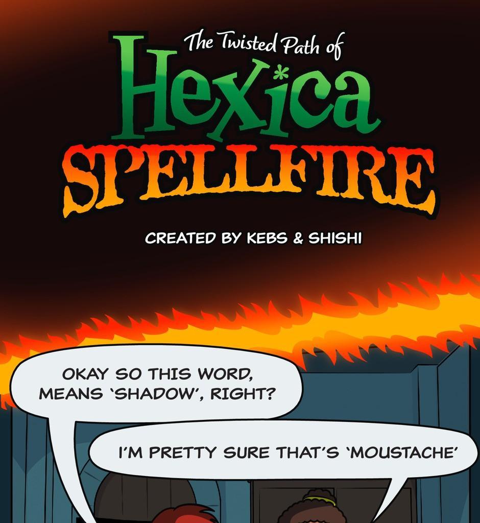 Hexica Spellfire - Episode 8, Page 1: Chapter8 - Cracking It
