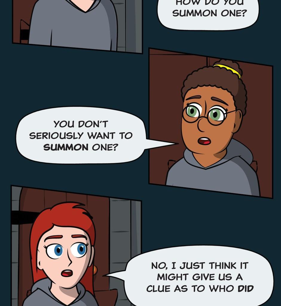 Hexica Spellfire - Episode 8, Page 1: Chapter8 - Cracking It