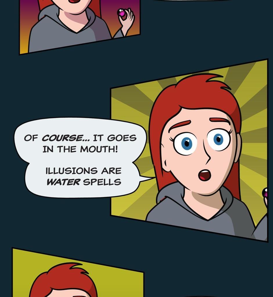Hexica Spellfire - Episode 8, Page 1: Chapter8 - Cracking It