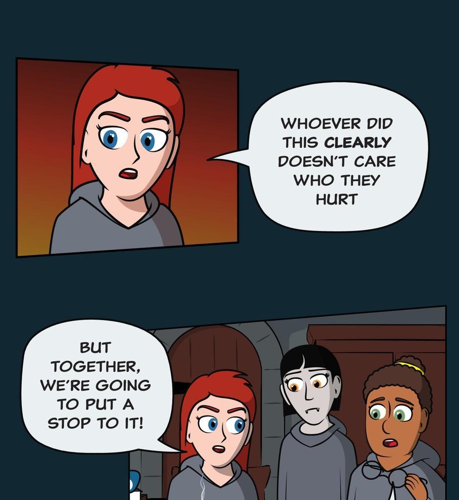 Hexica Spellfire - Episode 8, Page 1: Chapter8 - Cracking It