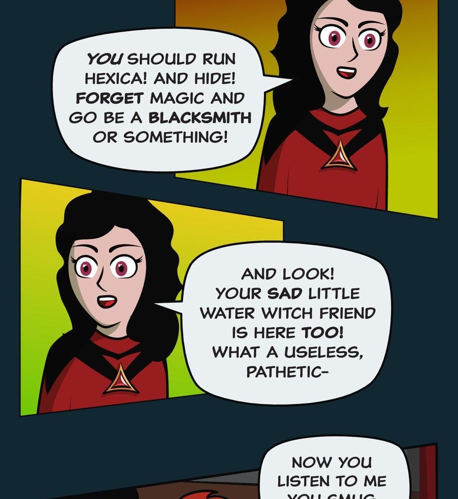 Hexica Spellfire - Episode 9, Page 1: Chapter9 - No Pressure