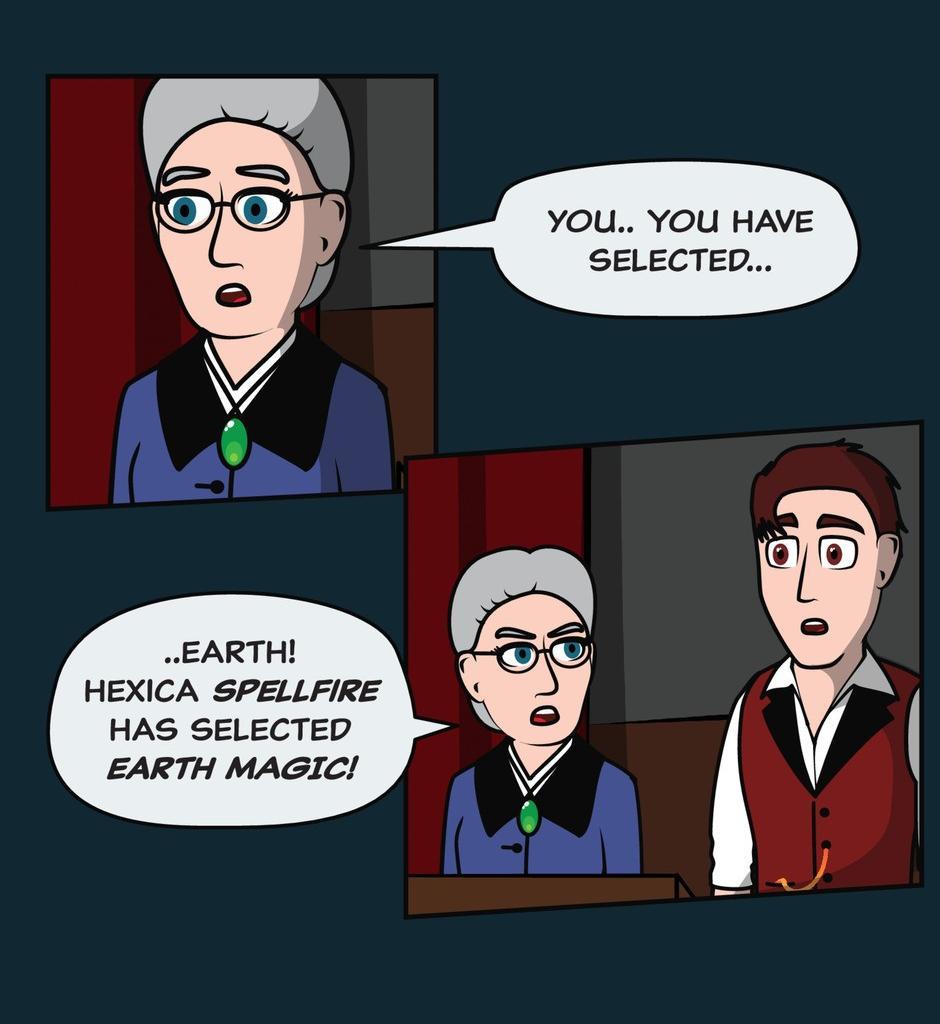 Hexica Spellfire - Episode 9, Page 1: Chapter9 - No Pressure