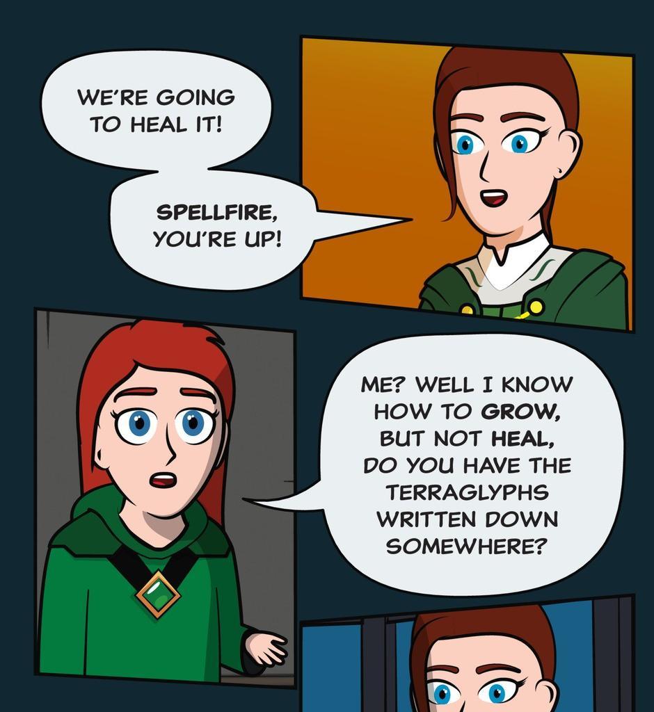 Hexica Spellfire - Episode 10, Page 1: Chapter10 - Grow