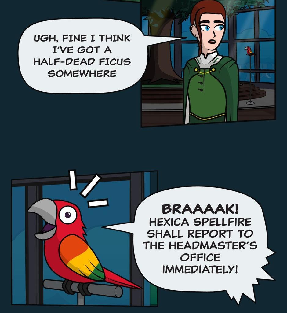 Hexica Spellfire - Episode 10, Page 1: Chapter10 - Grow