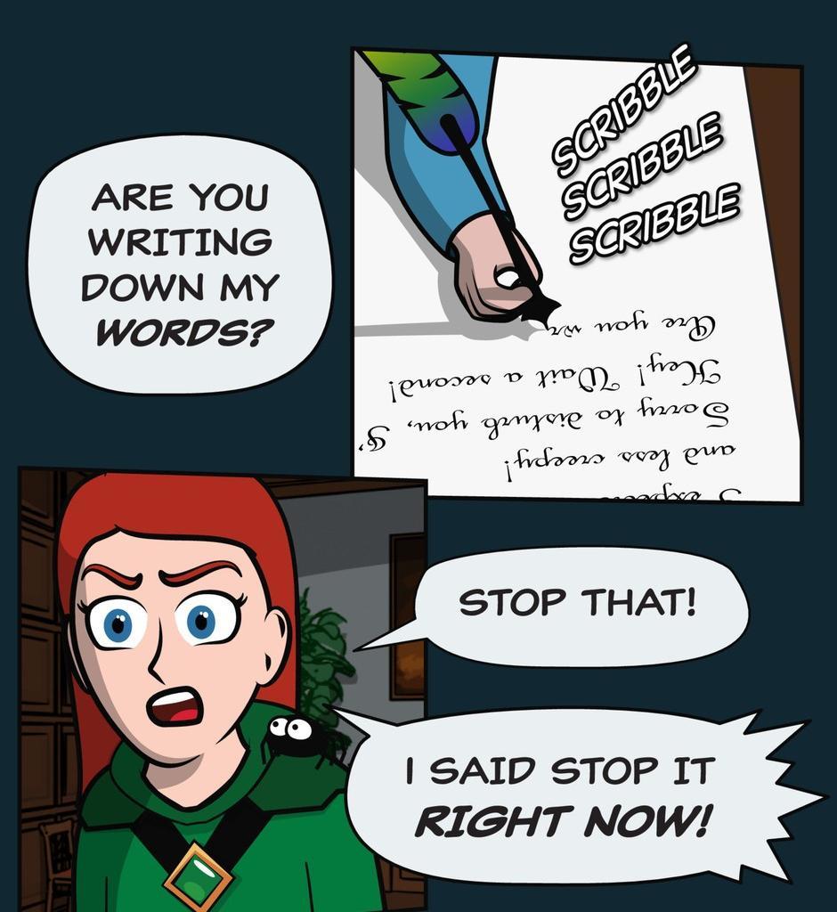 Hexica Spellfire - Episode 11, Page 1: Chapter11 - A Near Myth