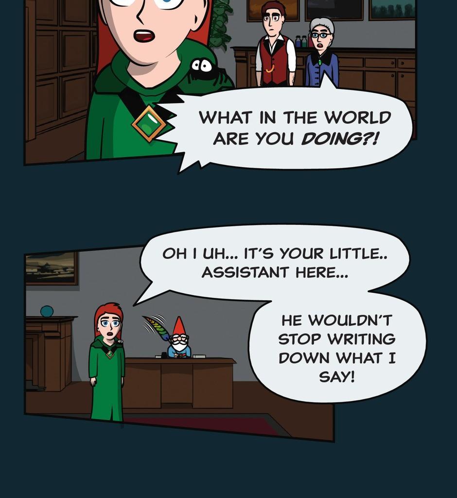 Hexica Spellfire - Episode 11, Page 1: Chapter11 - A Near Myth