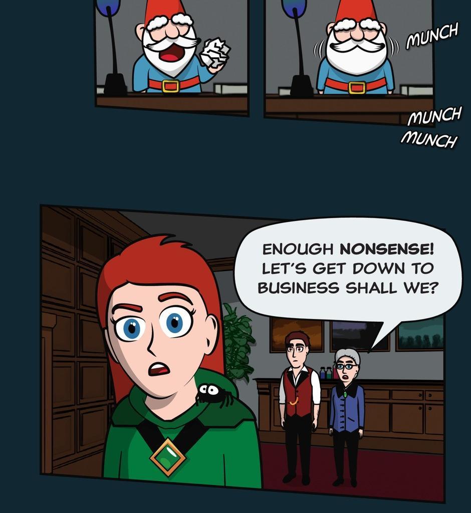Hexica Spellfire - Episode 11, Page 1: Chapter11 - A Near Myth