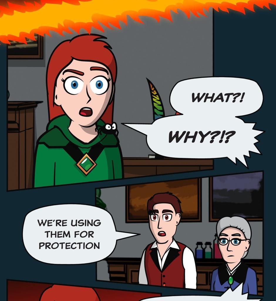 Hexica Spellfire - Episode 11, Page 1: Chapter11 - A Near Myth