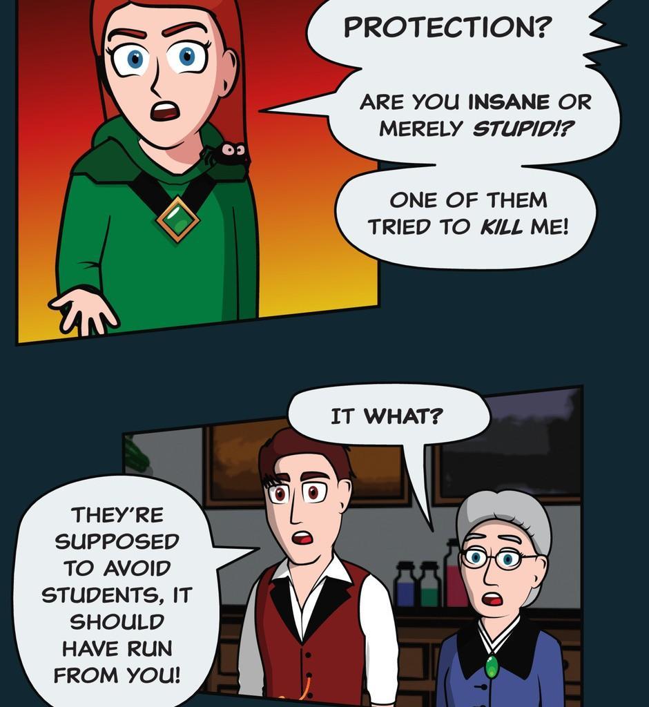 Hexica Spellfire - Episode 11, Page 1: Chapter11 - A Near Myth