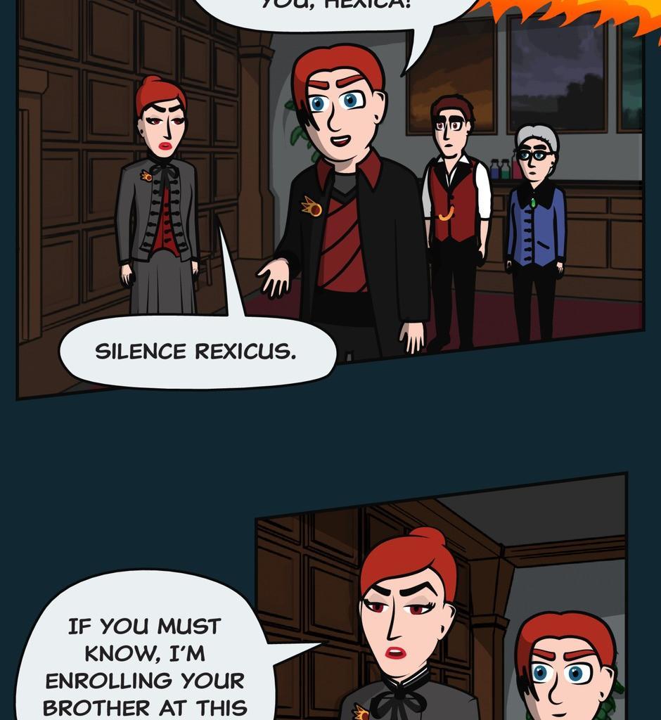 Hexica Spellfire - Episode 12, Page 1: Chapter12 - Her Family