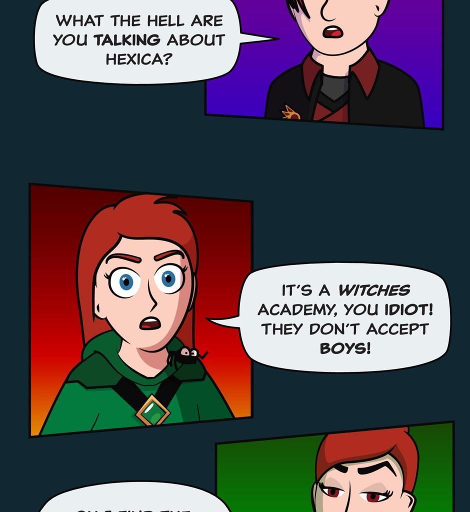 Hexica Spellfire - Episode 12, Page 1: Chapter12 - Her Family