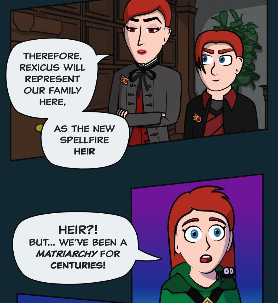 Hexica Spellfire - Episode 12, Page 1: Chapter12 - Her Family