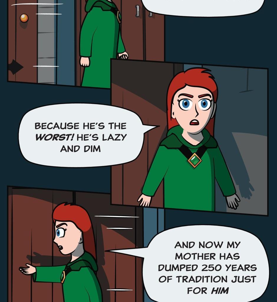 Hexica Spellfire - Episode 12, Page 1: Chapter12 - Her Family