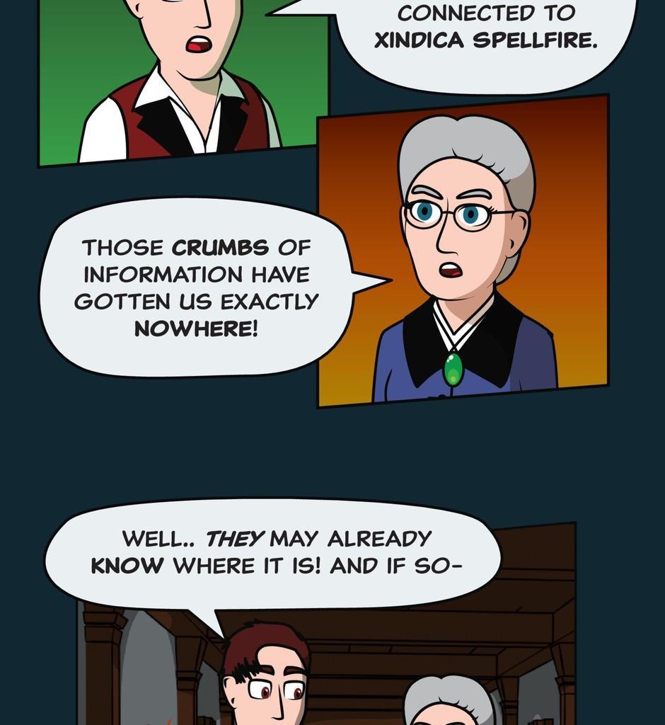 Hexica Spellfire - Episode 13, Page 1: Chapter13 - Sneakyyy