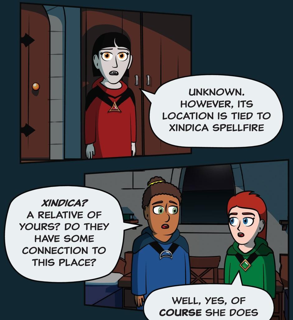 Hexica Spellfire - Episode 13, Page 1: Chapter13 - Sneakyyy