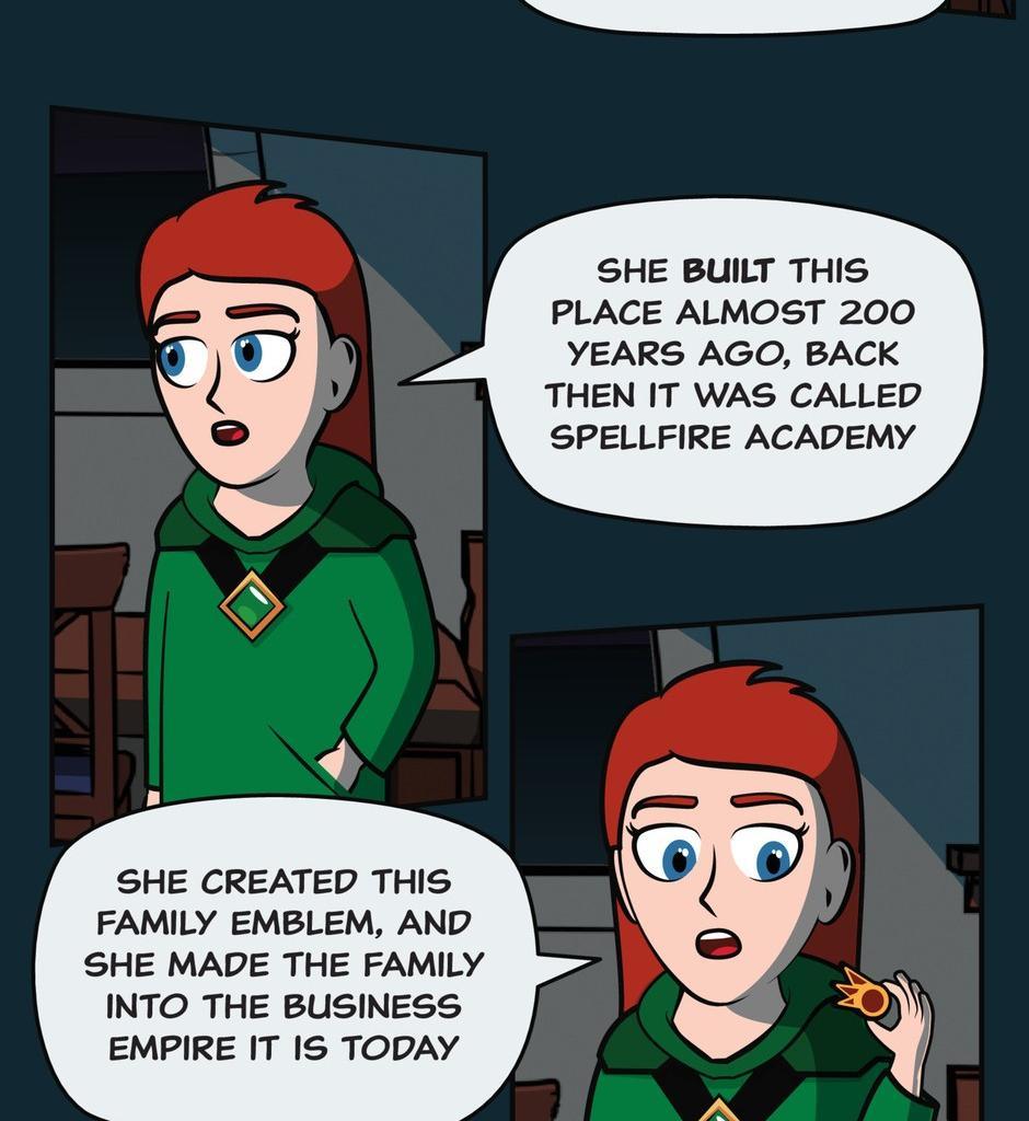 Hexica Spellfire - Episode 13, Page 1: Chapter13 - Sneakyyy