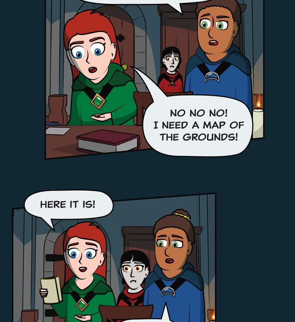 Hexica Spellfire - Episode 13, Page 1: Chapter13 - Sneakyyy