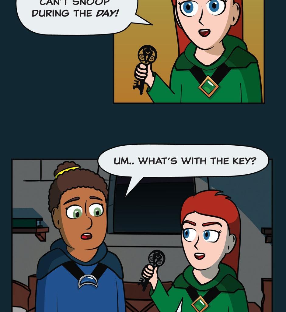 Hexica Spellfire - Episode 13, Page 1: Chapter13 - Sneakyyy
