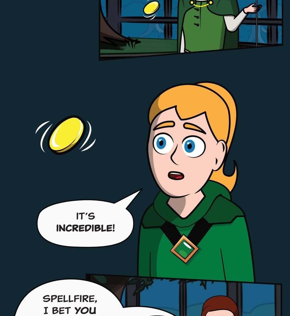 Hexica Spellfire - Episode 14, Page 1: Chapter14 - Mass and Volume