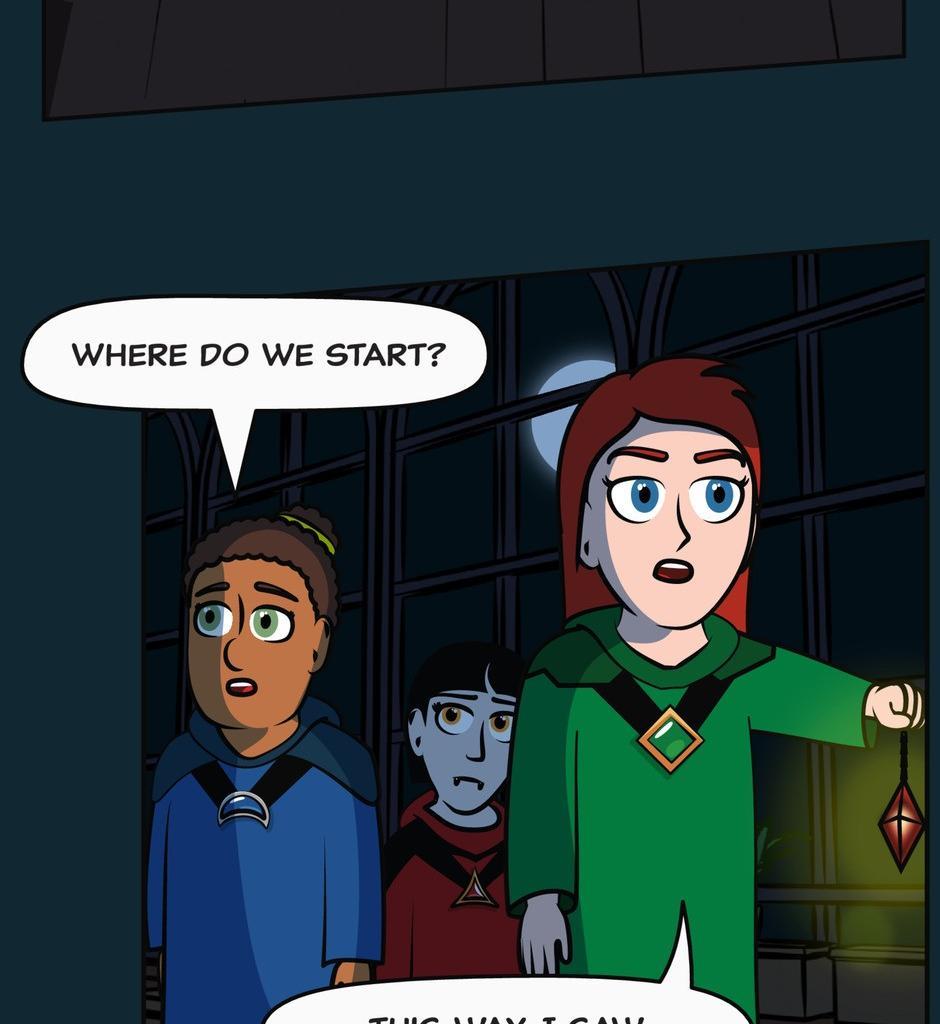 Hexica Spellfire - Episode 14, Page 1: Chapter14 - Mass and Volume