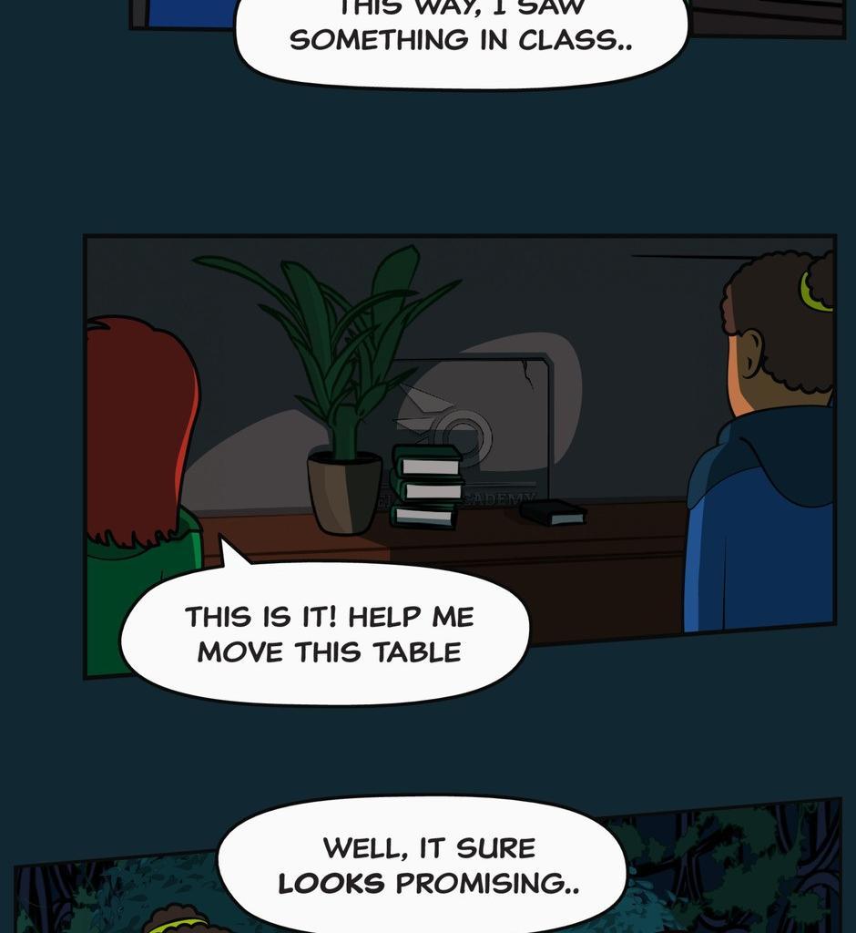 Hexica Spellfire - Episode 14, Page 1: Chapter14 - Mass and Volume