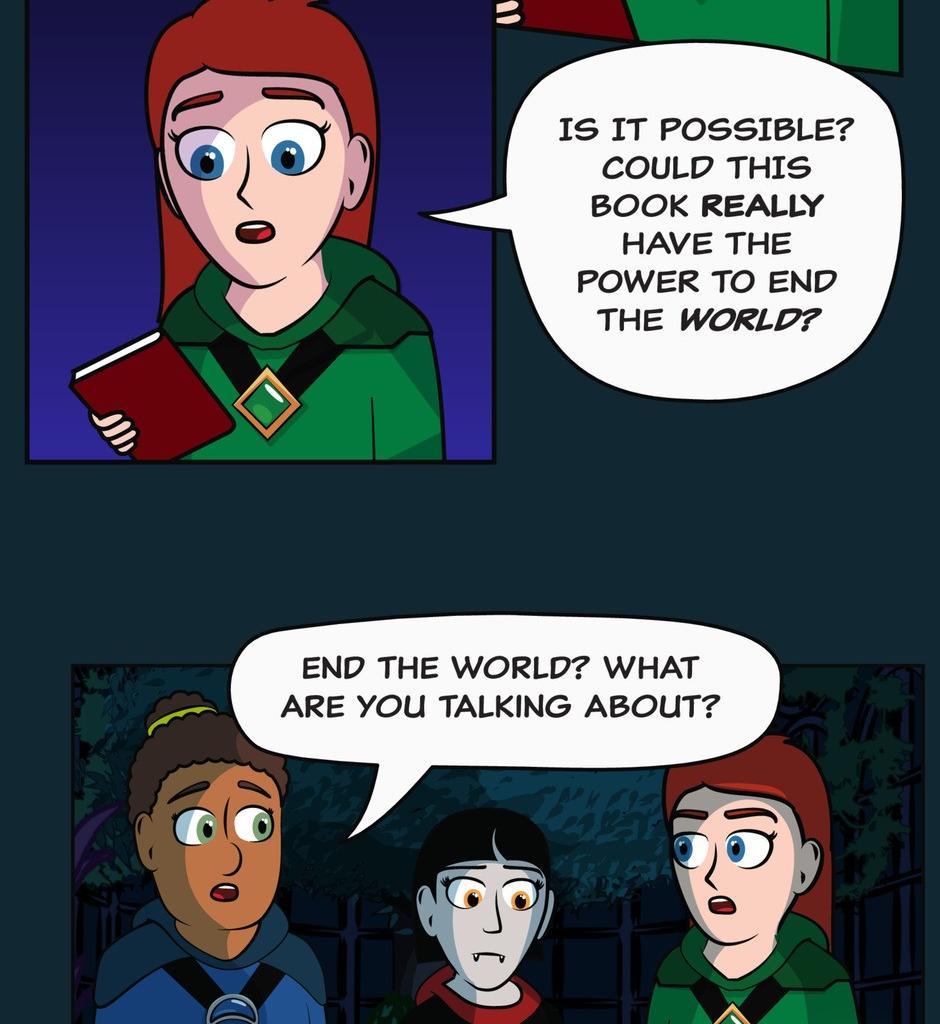 Hexica Spellfire - Episode 14, Page 1: Chapter14 - Mass and Volume