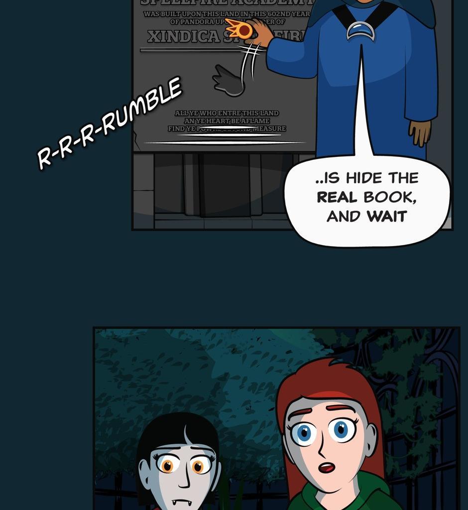 Hexica Spellfire - Episode 14, Page 1: Chapter14 - Mass and Volume