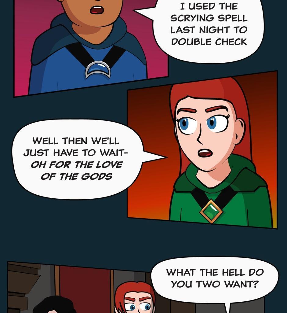 Hexica Spellfire - Episode 15, Page 1: Chapter15 - The Waiting Game (Sucks)
