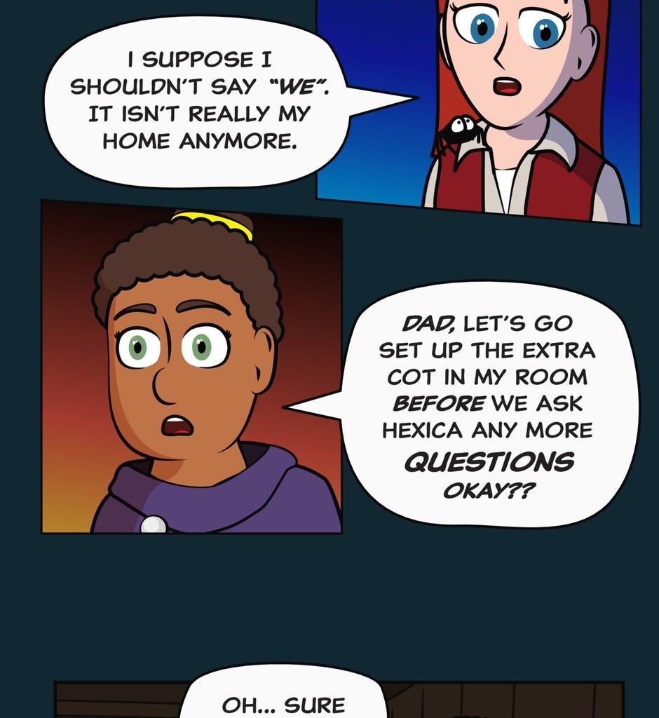 Hexica Spellfire - Episode 16, Page 1: Chapter16 - Solstimas