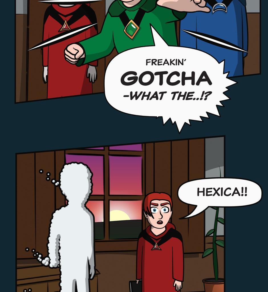 Hexica Spellfire - Episode 17, Page 1: Chapter17 - Prisoner