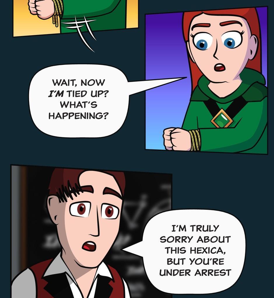 Hexica Spellfire - Episode 17, Page 1: Chapter17 - Prisoner