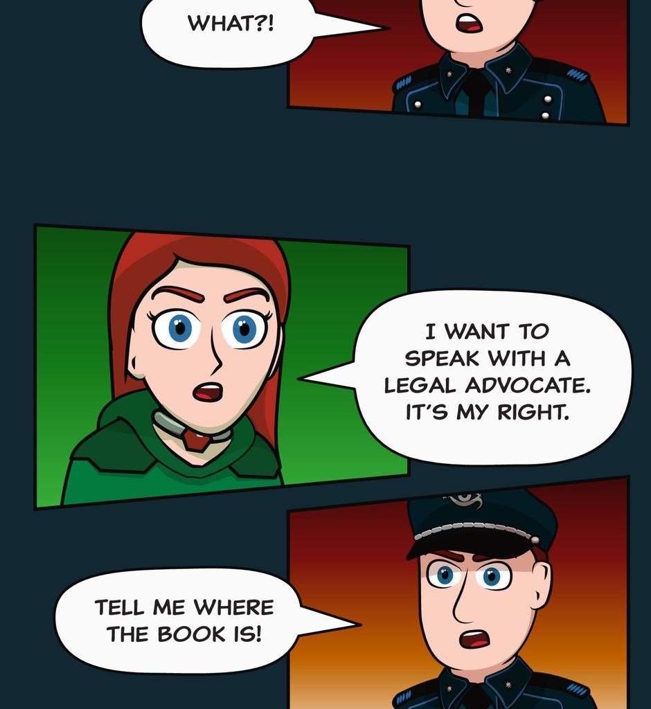 Hexica Spellfire - Episode 18, Page 1: Chapter18 - The Advocate