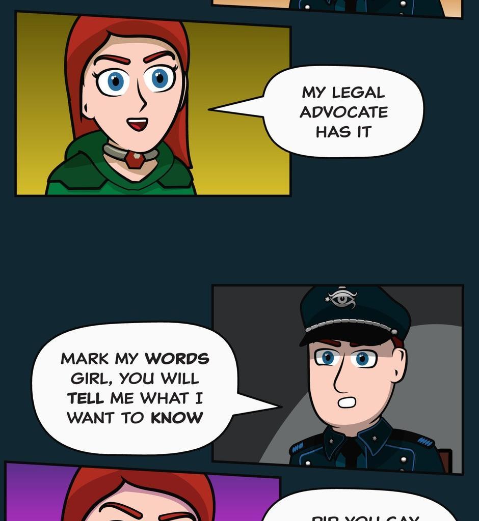 Hexica Spellfire - Episode 18, Page 1: Chapter18 - The Advocate