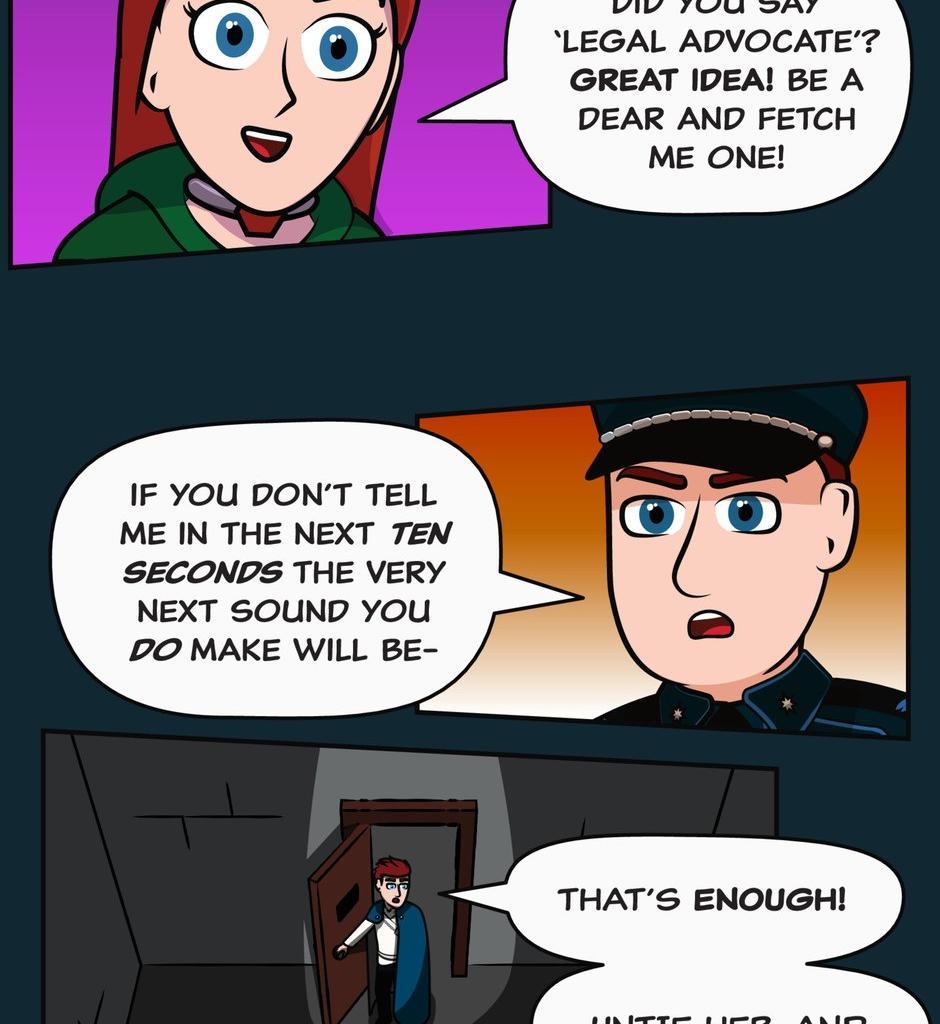 Hexica Spellfire - Episode 18, Page 1: Chapter18 - The Advocate