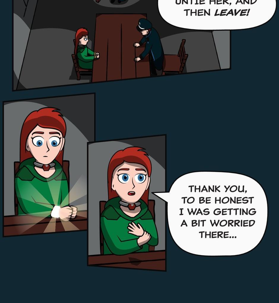 Hexica Spellfire - Episode 18, Page 1: Chapter18 - The Advocate