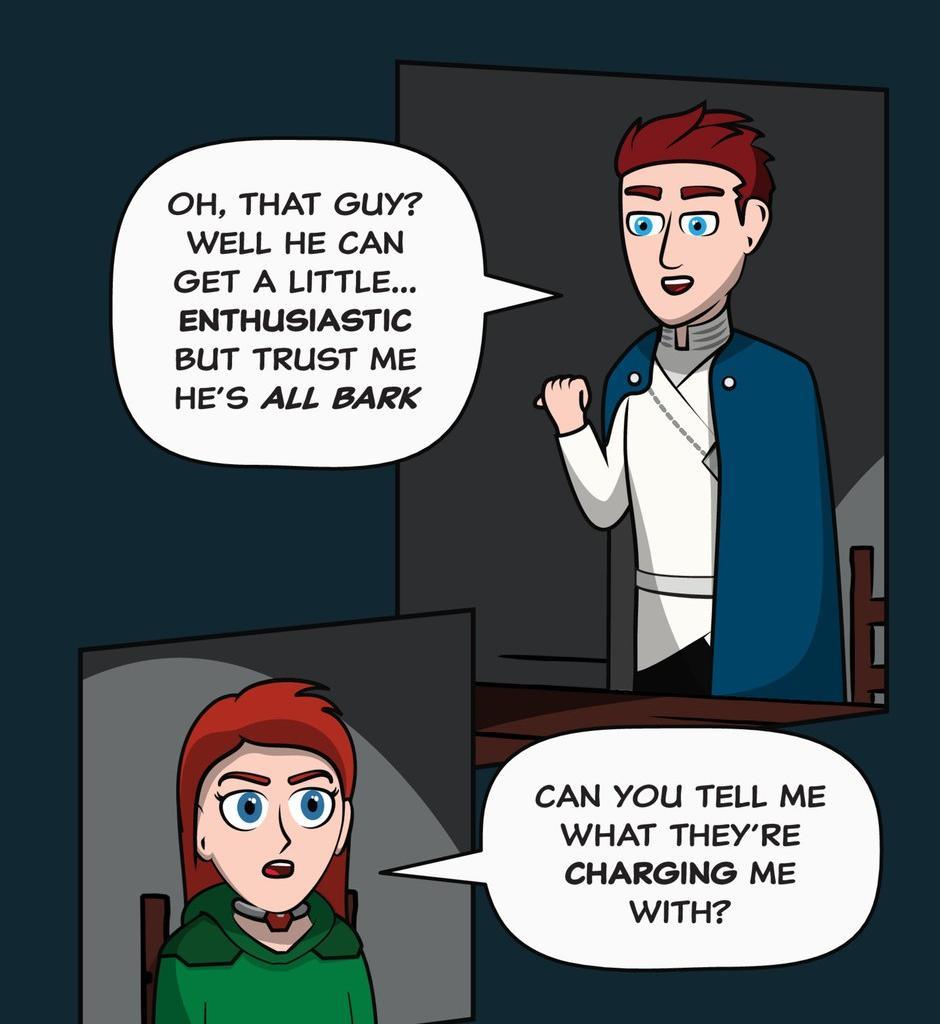 Hexica Spellfire - Episode 18, Page 1: Chapter18 - The Advocate