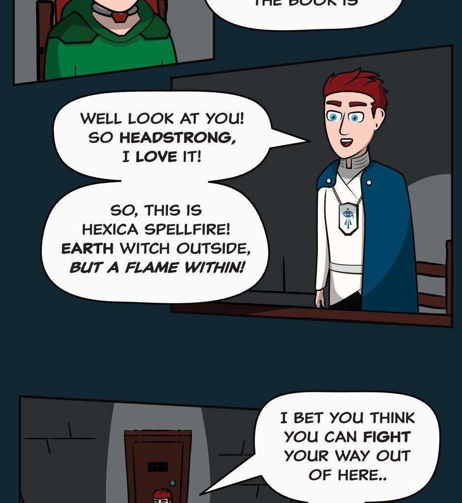 Hexica Spellfire - Episode 18, Page 1: Chapter18 - The Advocate