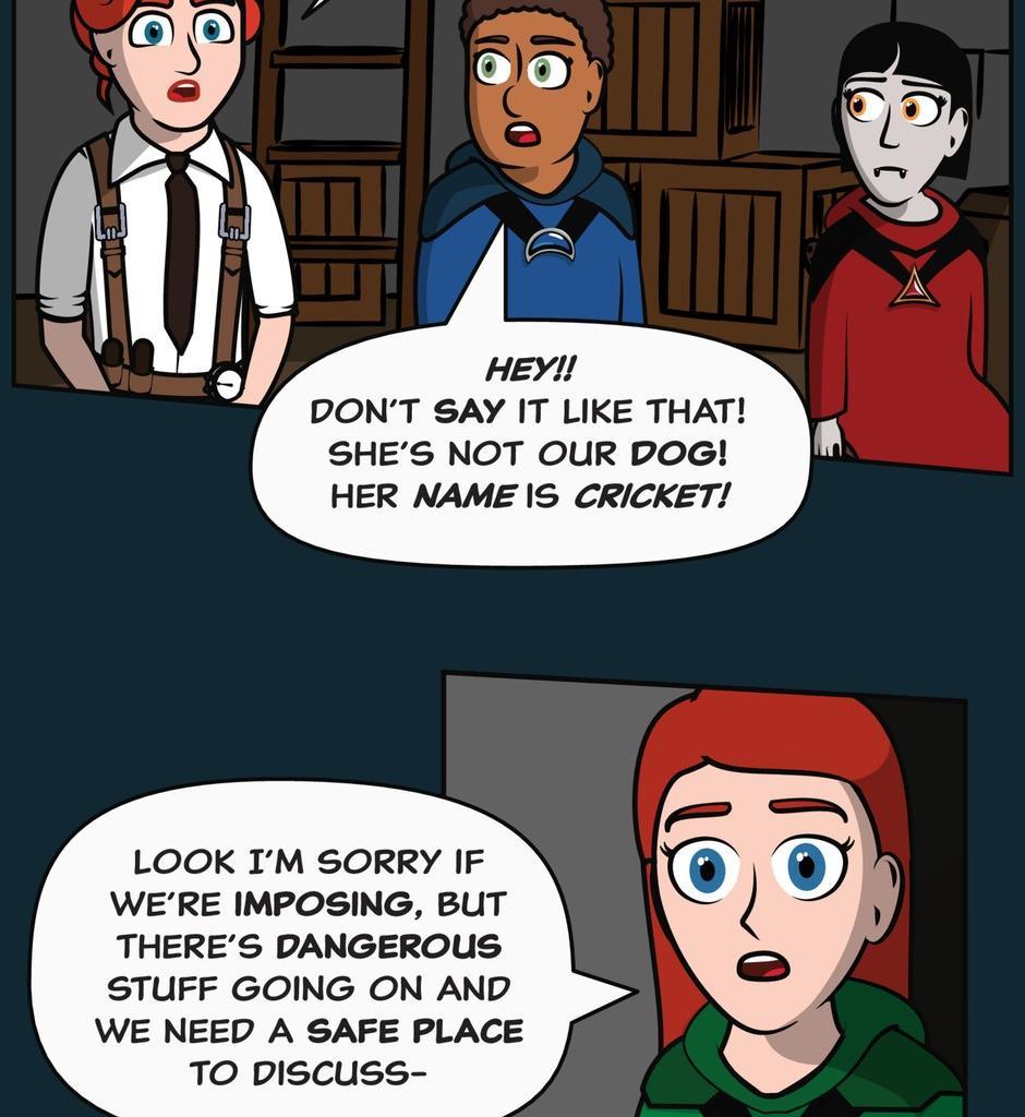 Hexica Spellfire - Episode 20, Page 1: Chapter20 - Confrontations