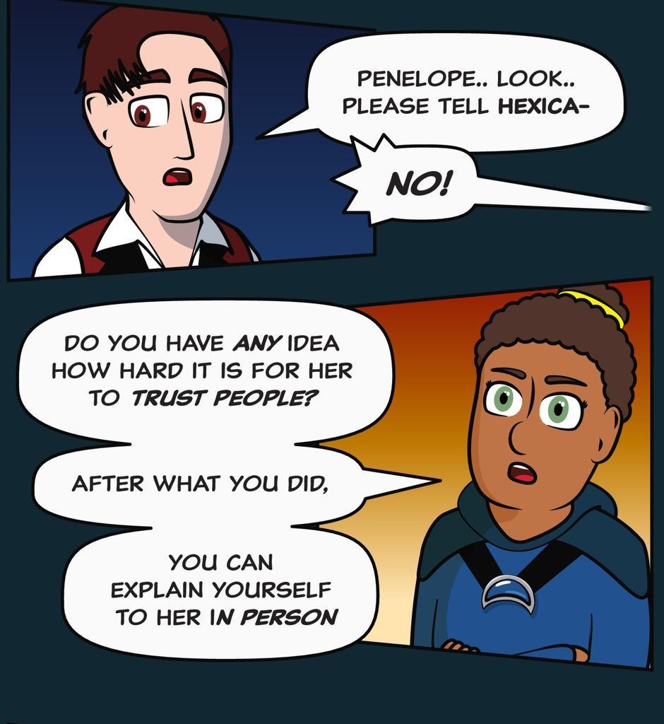 Hexica Spellfire - Episode 20, Page 1: Chapter20 - Confrontations