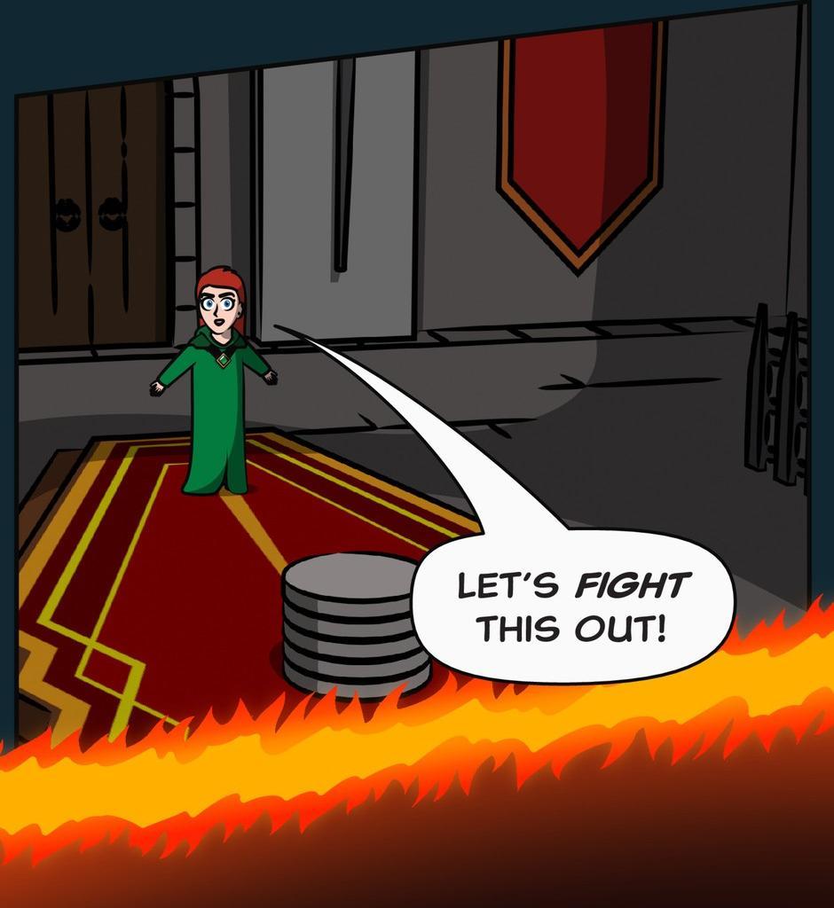 Hexica Spellfire - Episode 21, Page 1: Chapter21 - Point, Set, Match