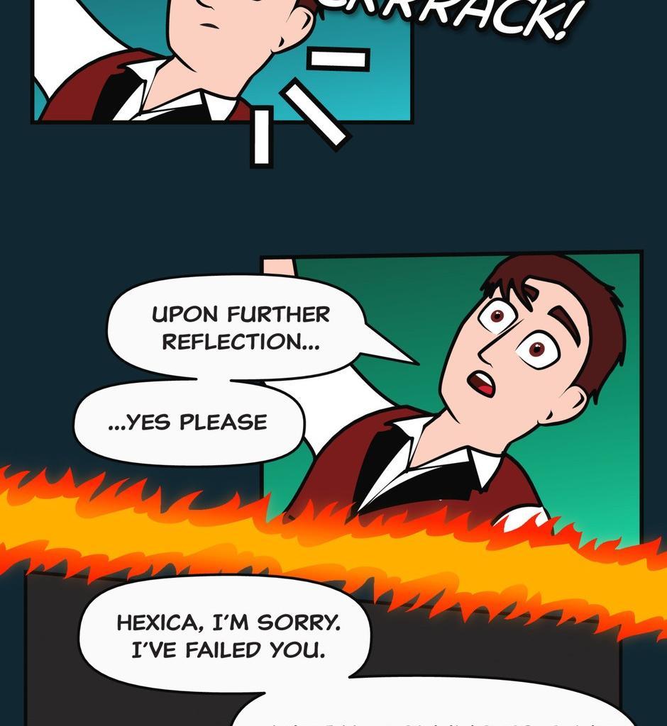 Hexica Spellfire - Episode 21, Page 1: Chapter21 - Point, Set, Match