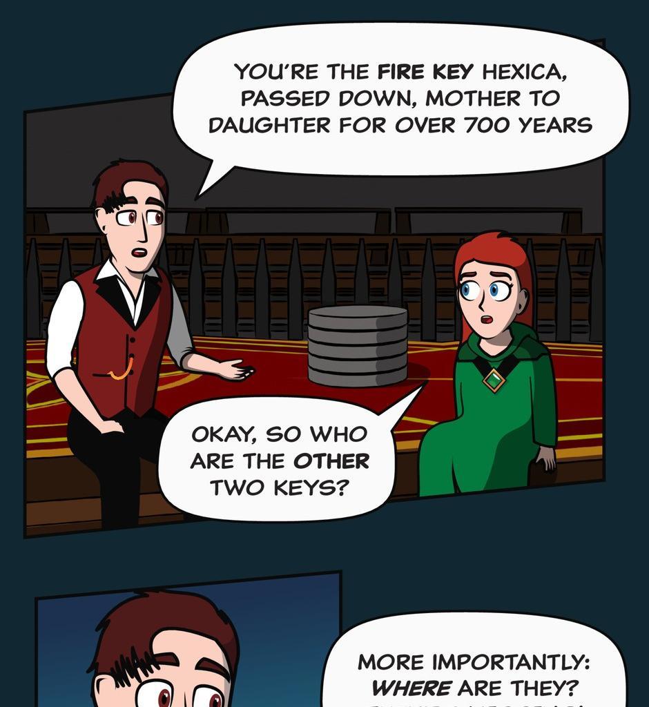 Hexica Spellfire - Episode 21, Page 1: Chapter21 - Point, Set, Match