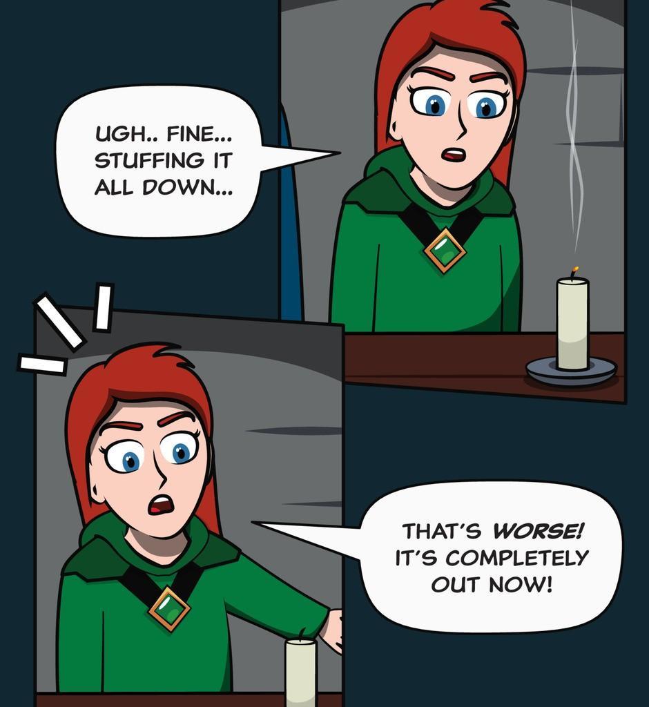 Hexica Spellfire - Episode 22, Page 1: Chapter22 - Breaking Through